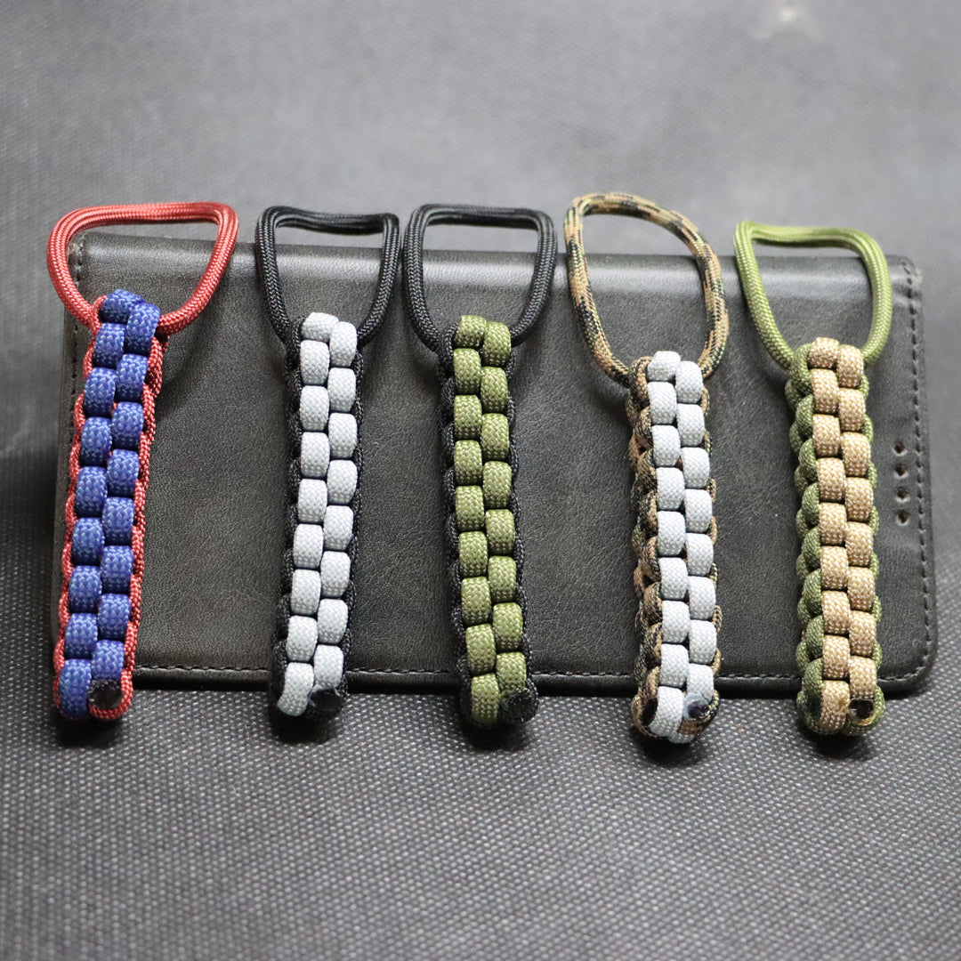 Anhänger Paracord eckig
