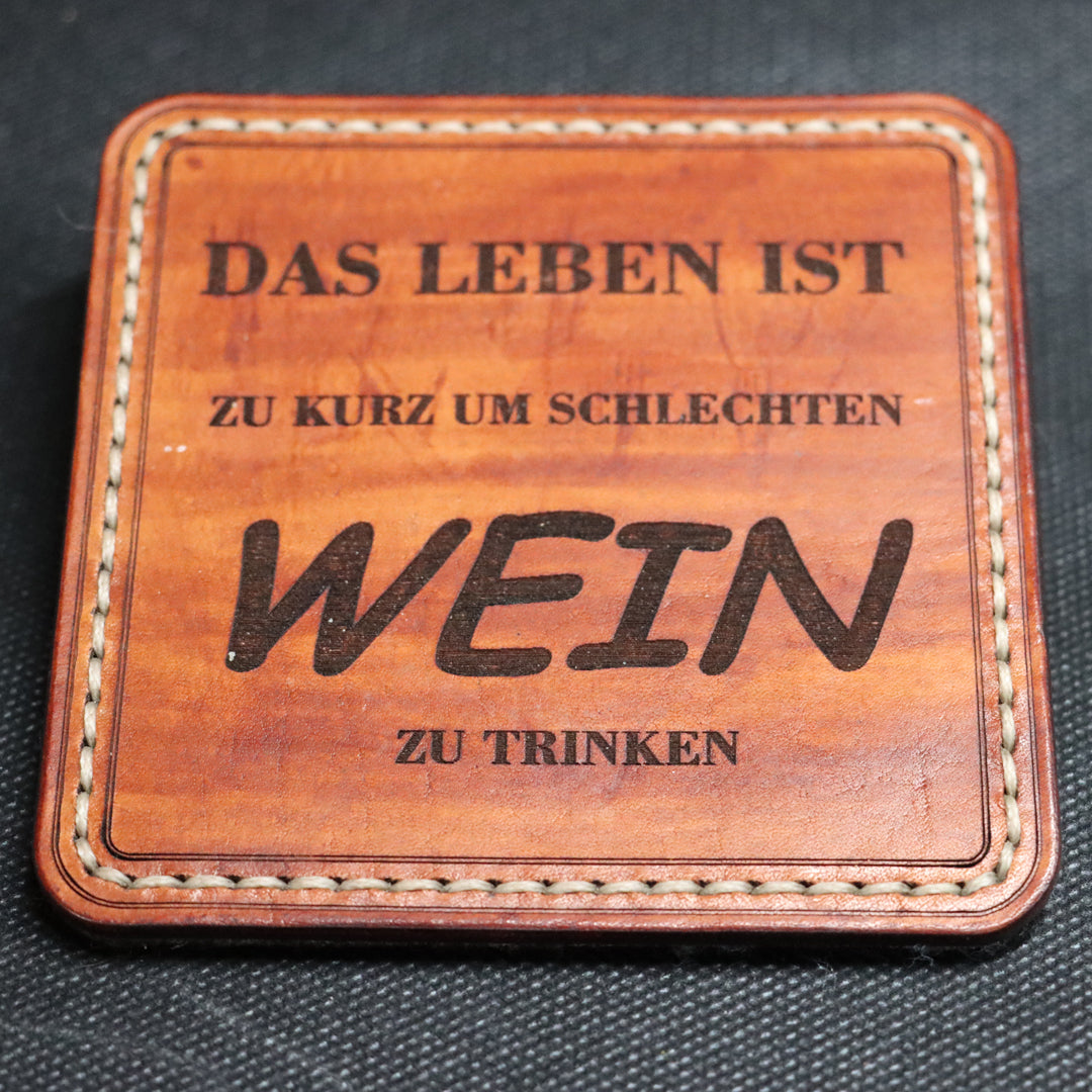 Leder-Untersetzer Set - Classic