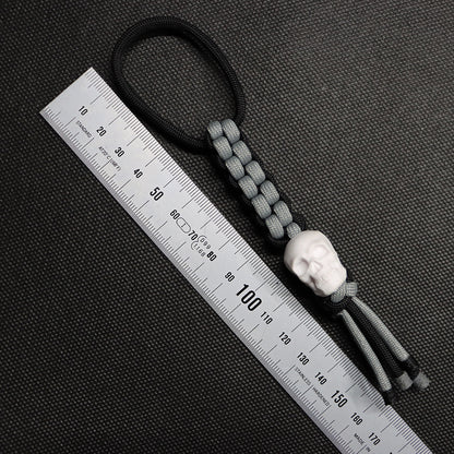 Schwarz/Grau mit Totenkopf