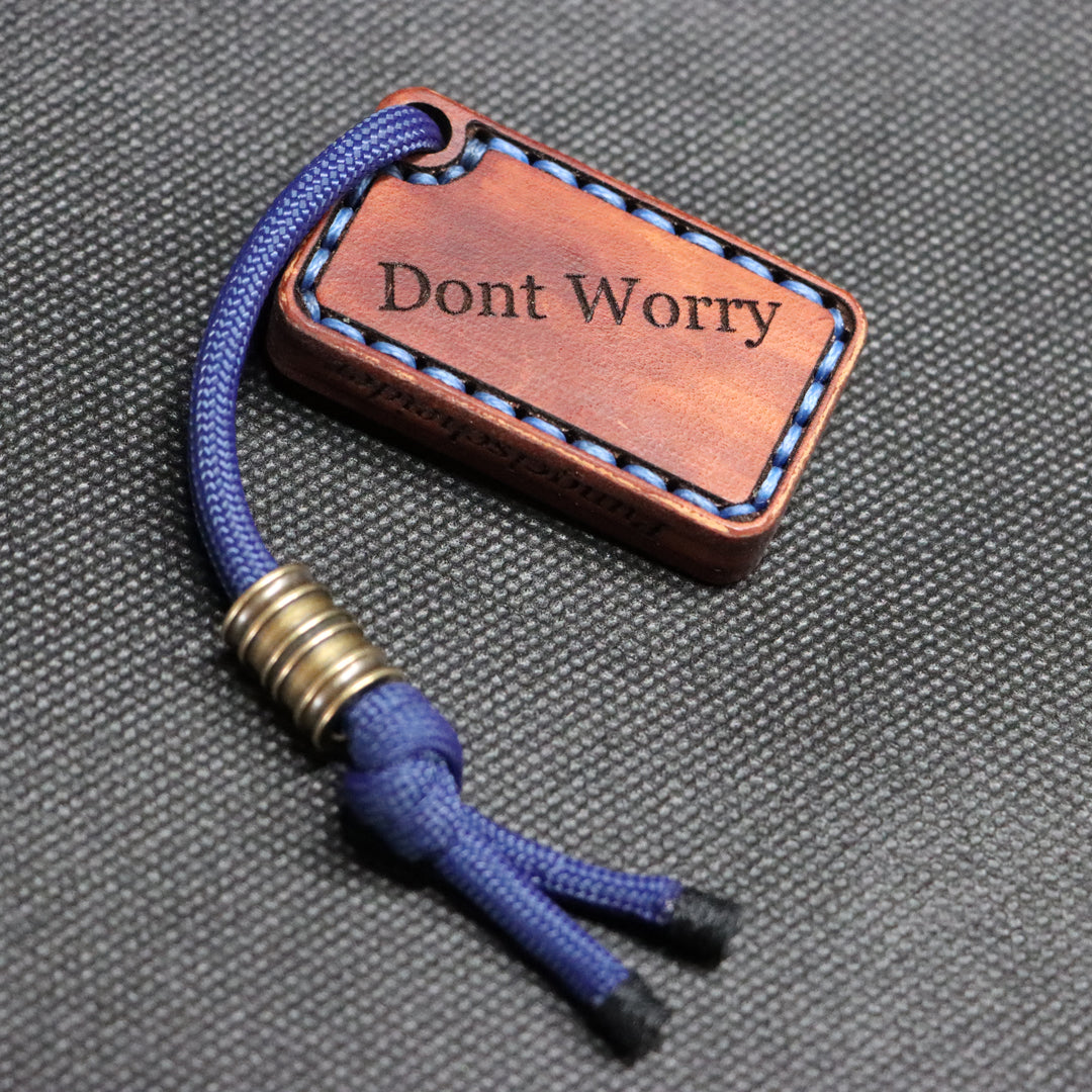 Worry-Stone - Don't Worry - blau